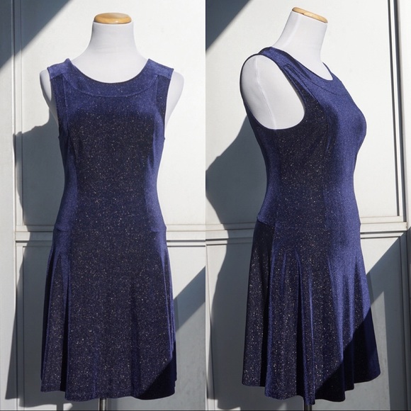 ๐ฟ BCBGeneration Metallic Skater Dress (S) - Picture 4 of 7